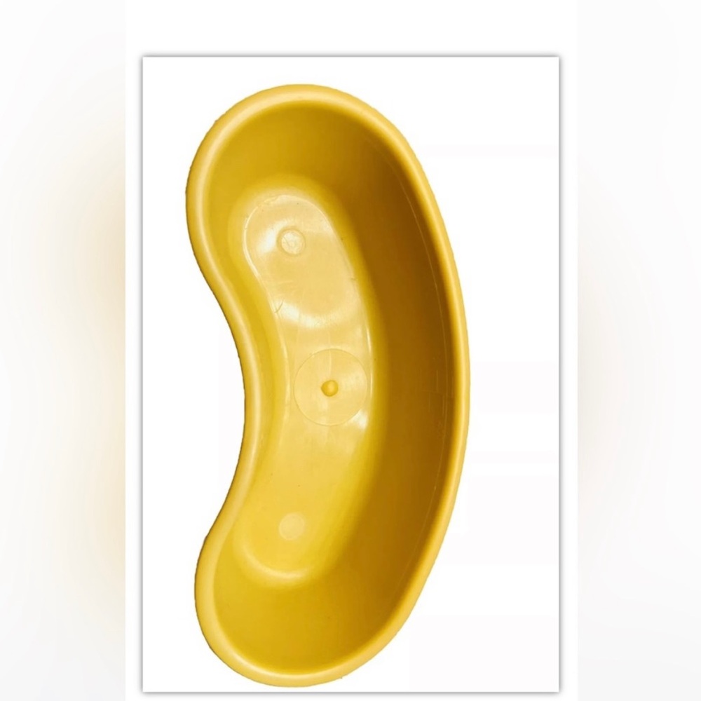 (NEW) Kidney Shaped Dental / Spit/Storage Bowl (Plastic)